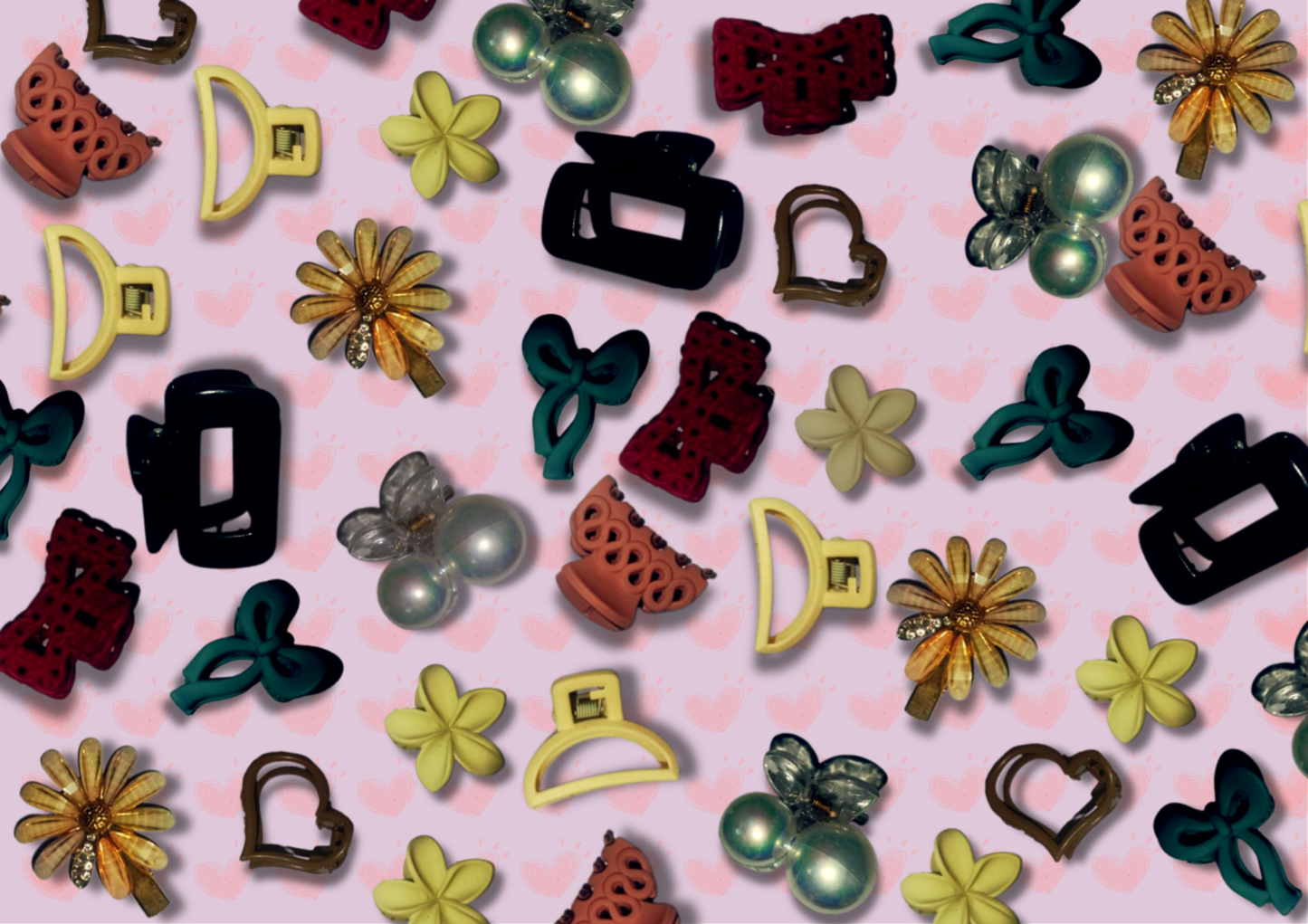 Wonderful Women Hair Clips 9 pcs